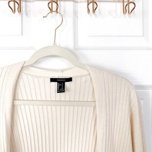 Forever 21 Sweaters - F21 Cream Long Sleeve Duster Cardigan Forever 21 Sweaters - F21 Cream Long Sleeve Duster Cardigan